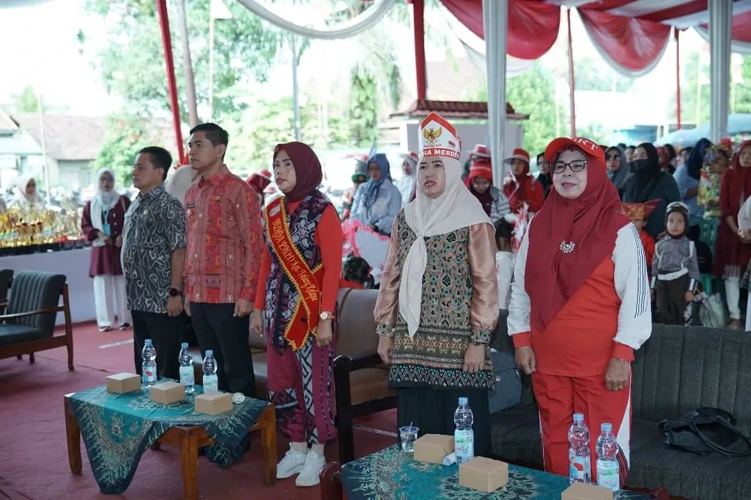 Karnaval Tingkat PAUD Se-Kecamatan Talang Kelapa Meriahkan Peringatan HUT ke-80 RI