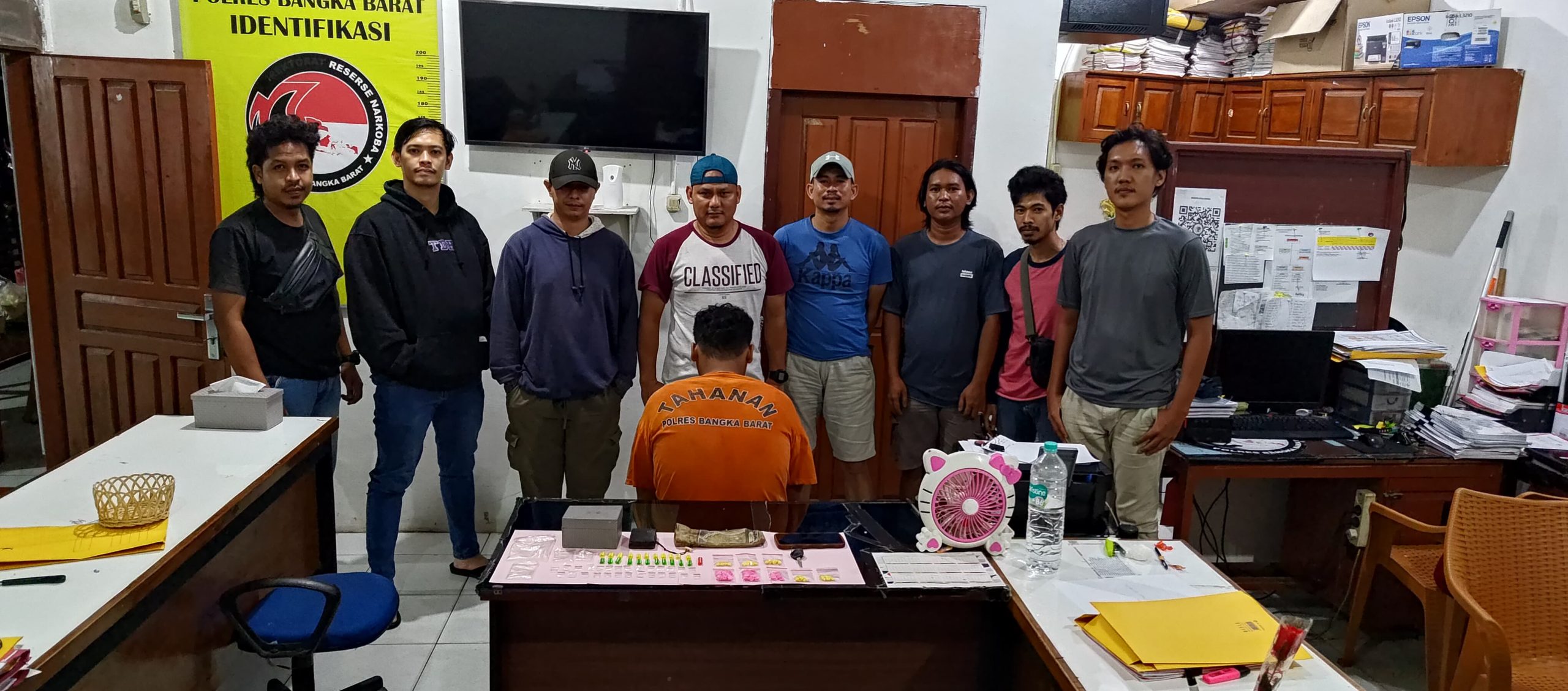 Polres Bangka Barat Amankan Remaja Simpan Puluhan Paket Sabu dan Ratusan Butir Ekstasi