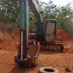 Tambang Galian C Ilegal di Banyuasin Digerebek, Operator Diamankan Tim Pidsus Polres Banyuasin.