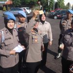 Polwan Polres Pasuruan Gelar Gaktibplin di Momen HUT ke-77