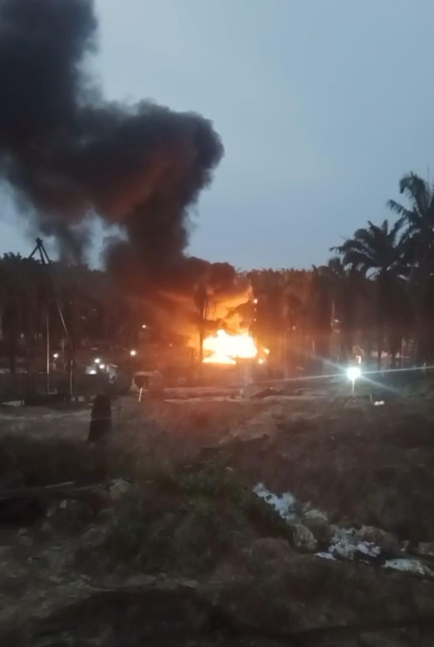 Kesekian kalinya Ilegal drilling PT Hindoli Kembali Terbakar.