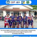 SMKN 4 Palembang Raih Prestasi Juara 1 Turnamen Futsal Swadaya Championship Cup 24 Agustus 2025