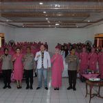 anggota Bhayangkari Polres Lubuk Linggau hari ini tampak antusias mengikuti penyuluhan kesehatan