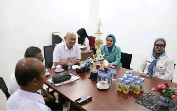 Wali Kota Lubuk Linggau Terima Audiensi Pemenang Lomba Balita Sehat Tingkat Provinsi Sumsel