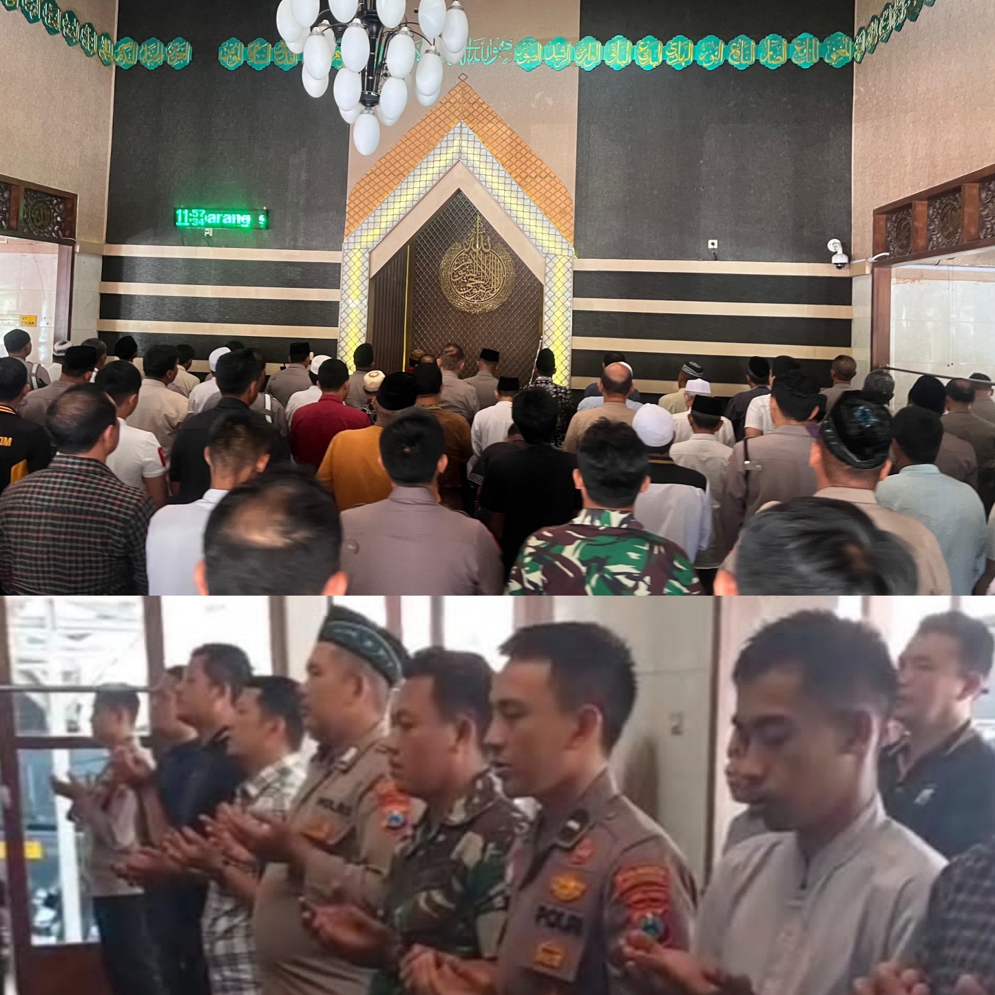 Polresta Banyuwangi Gelar Sholat Ghaib untuk Pengemudi Ojek Online
