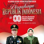 Ucapan Hut RI Ke 80 Keluarga Besar Kodim 0430/Banyuasin