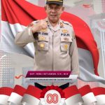 Ucapan HUT RI ke 80 Kapolsek talang kelapa beserta anggota dan Bayangkari