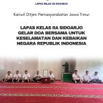 Lapas Kelas IIA Sidoarjo Gelar Doa Bersama untuk Keselamatan dan Kebaikan Negara Republik Indonesia