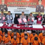Polresta Banyuwangi Bekuk 43 Tersangka, sita 150 gram sabu dan 159 ribu Okerbaya