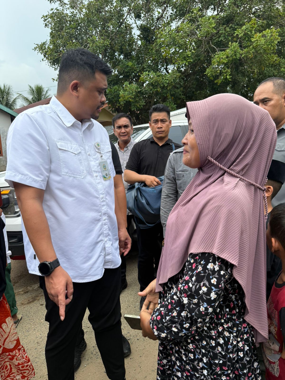 Masyarakat Desa Merantiomas Minta Dibangunnya Parit di Jalan Lintas Provinsi yang Terletak di Desa Merantiomas