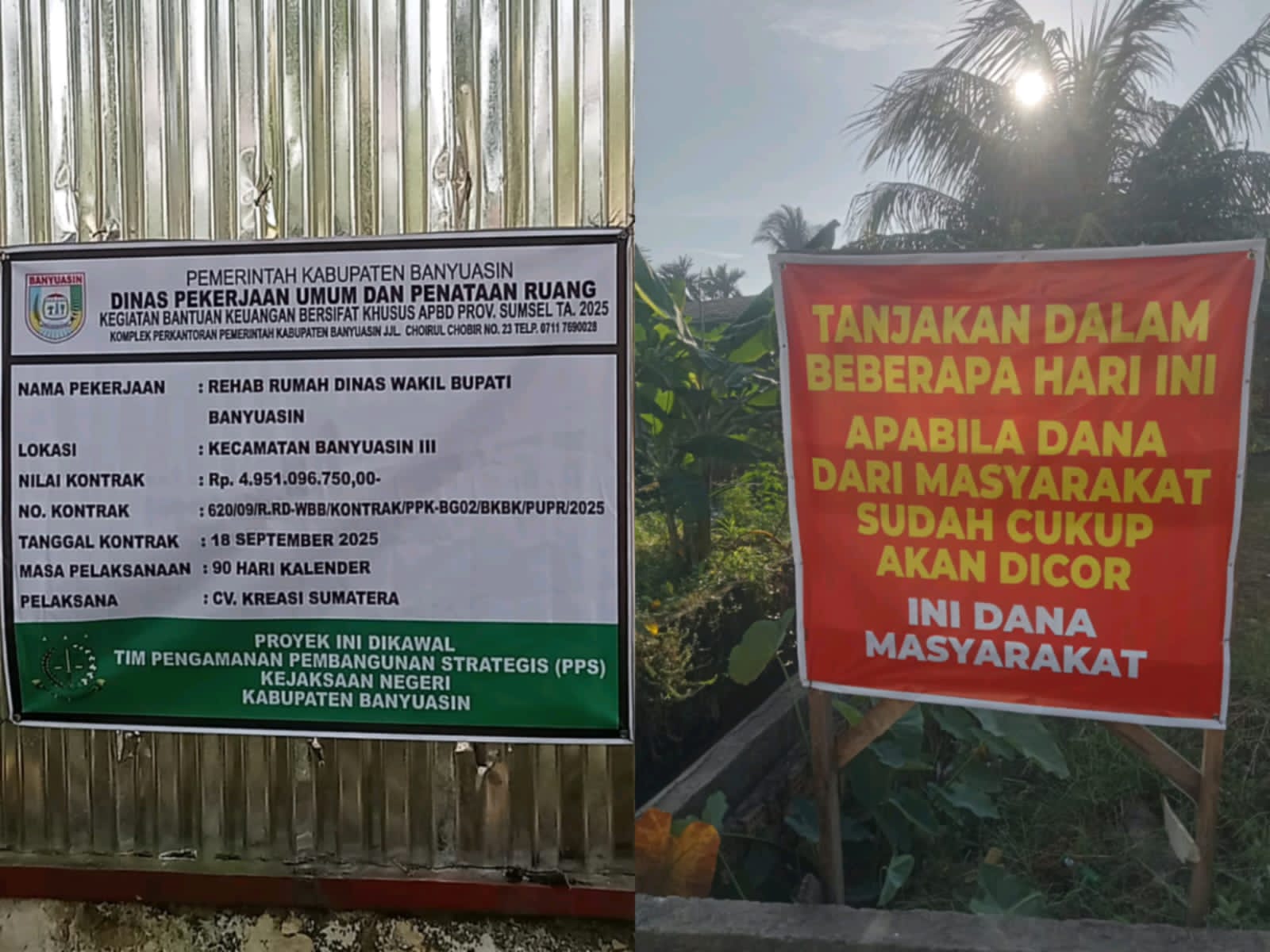 Aktivis Soroti Pembangunan Banyuasin: Rumah Dinas Rp5 Miliar vs Jalan Rusak, Sepriyadi Ingatkan Jangan Ada Ketimpangan!