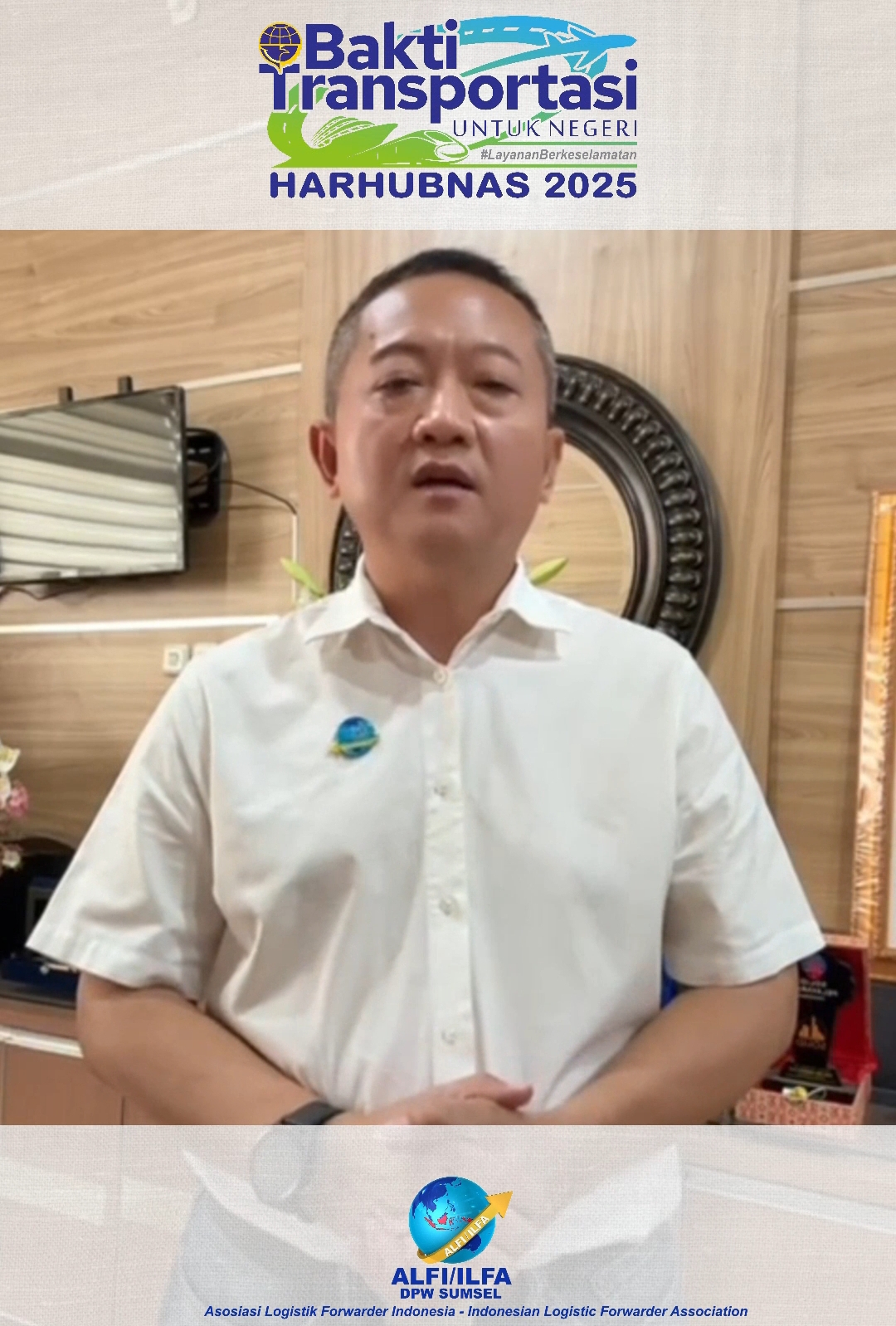 Alfi/ ilfa Sumsel Rayakan Hari perhubungan Nasional Dengan Aksi Nyata Dengan Petugas DLHK Palembang