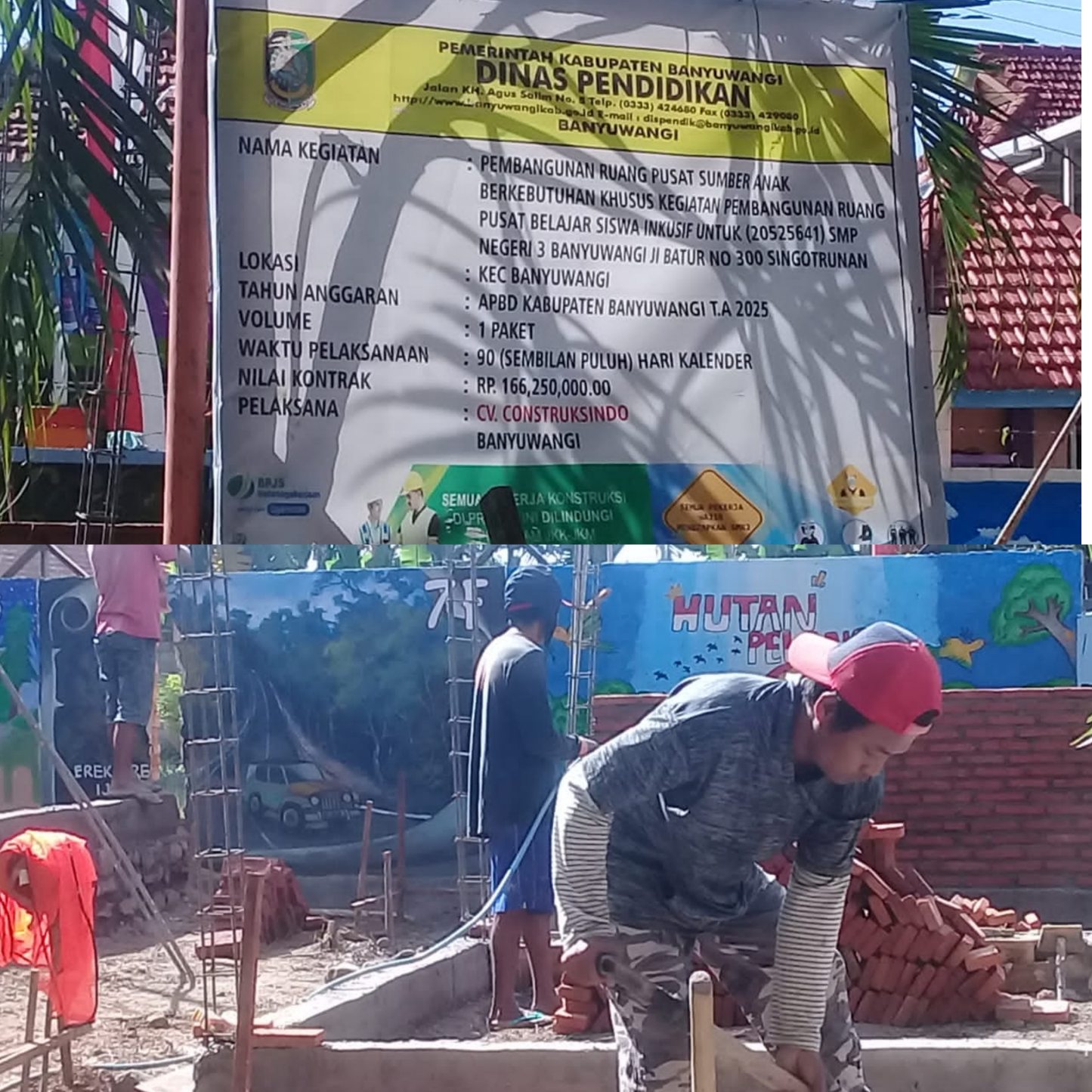 Diduga Tidak Sesuai Spesifikasi dan Abaikan Keselamatan Kerja (K3).
