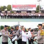 Kapolresta Banyuwangi Berikan Penghargaan kepada 43 Personel Berprestasi