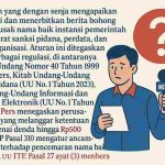Wartawan Penyebar Berita Bohong Terancam Pidana Penjara, Denda Rp500 Juta, dan Pencabutan Kartu Pers