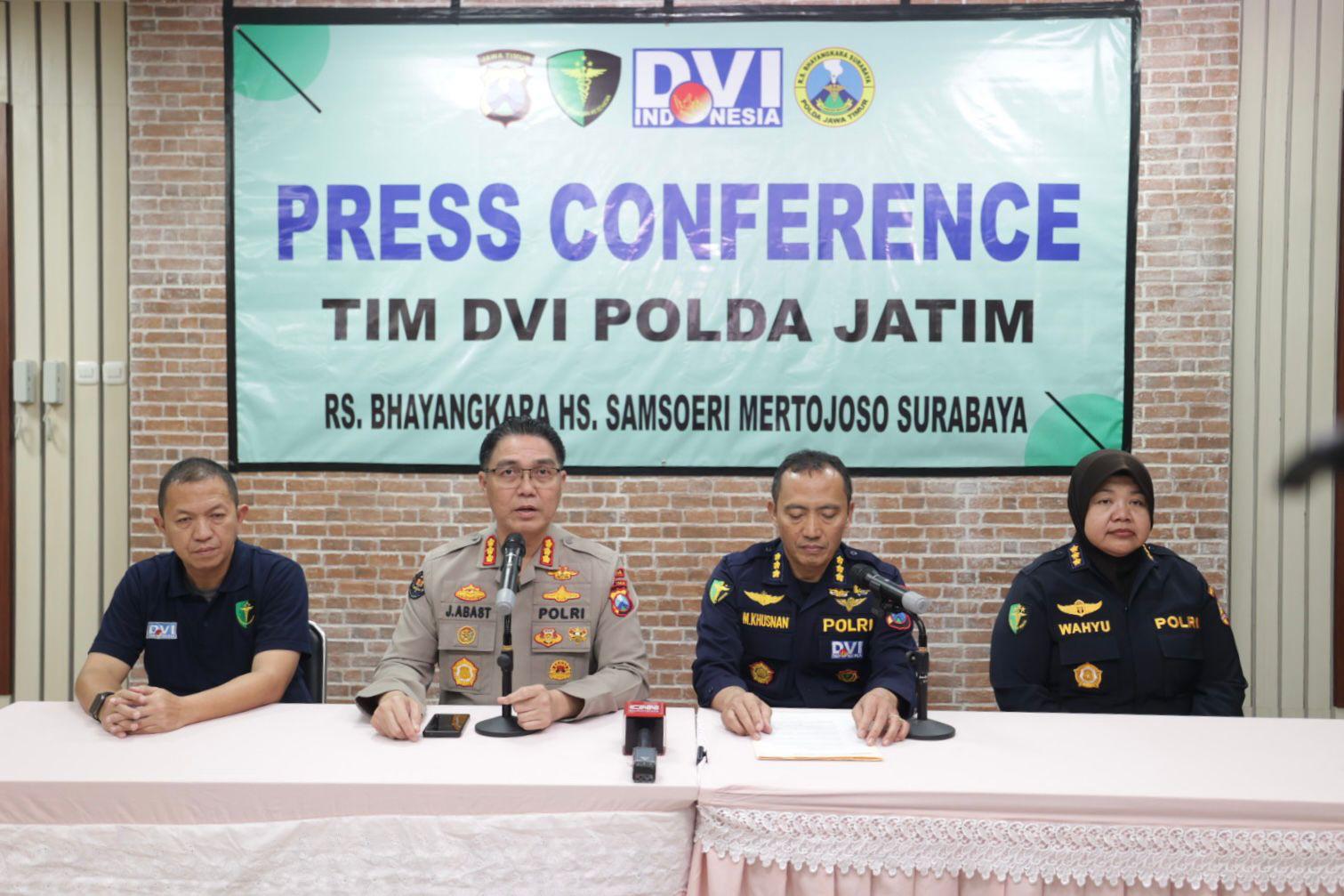 Tim DVI Polda Jatim Telah Berhasil Identifikasi 50 Jenazah Santri Al-Khoziny Sidoarjo.