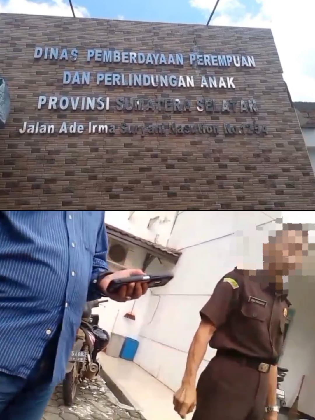 Diduga Ada Kepentingan Keluarga dalam Proyek Rp2 Miliar, Wartawan Cekcok dengan Oknum Kejaksaan di UPTD PPA Palembang