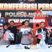 Kurang dari 24 Jam, Polres Ngawi Berhasil Ungkap Kasus Curanmor 17 TKP Lintas Provinsi.