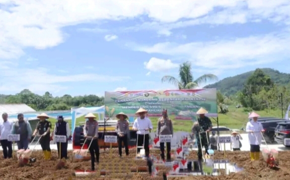 Wali Kota Lubuk Linggau Apresiasi Polres Gelar Tanam Jagung Serentak Kuartal IV