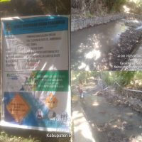 Proyek Irigasi Pengairan (CV MENIKOSAE) Diduga Asal-Asalan, Kualitas Bangunan Sangat Diragukan.