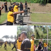 Perkuat Sinergi TNI-Polri, Kapolresta Banyuwangi Olahraga Bareng Marinir di Lampon.