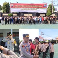 Apel Kebangsaan Serikat Pekerja/Buruh di Polresta Banyuwangi: Komitmen Bersama Menjaga Kondusifitas Daerah.