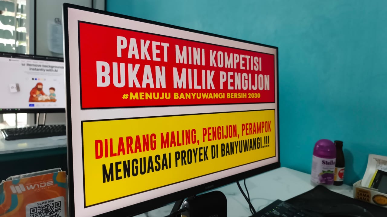 Puskaptis Banyuwangi Gelar Aksi Damai di Depan Dinas PU CKPP: Soroti Dugaan Permainan dalam Proses Mini Kompetisi.
