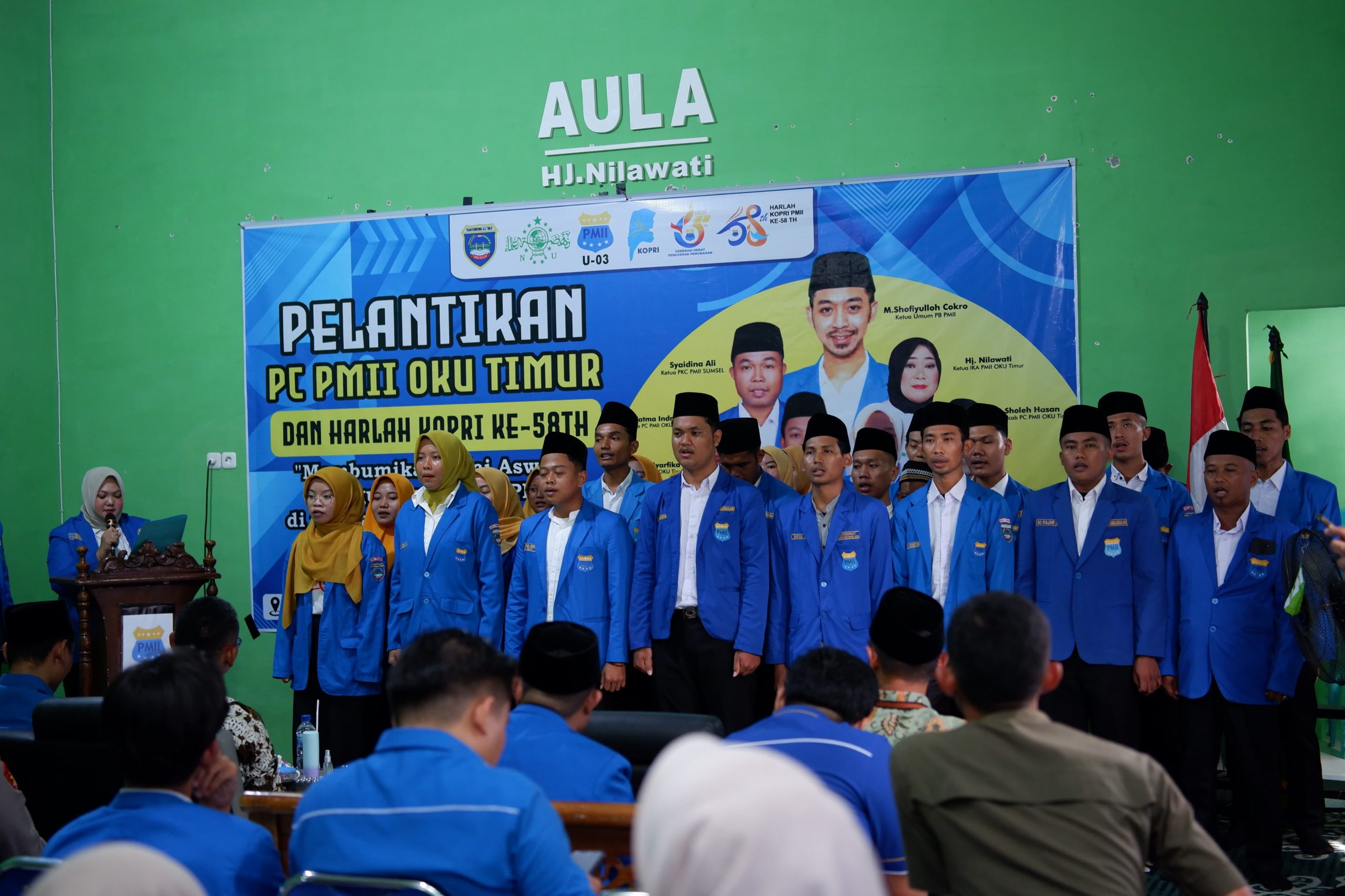 Fatma Indria Resmi Pimpin PMII OKU Timur Periode 2025-2026