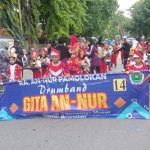 TK/RA An-Nur Pamolokan Ikut Ramaikan Parade Drumband PAUD 2025 di Sumenep