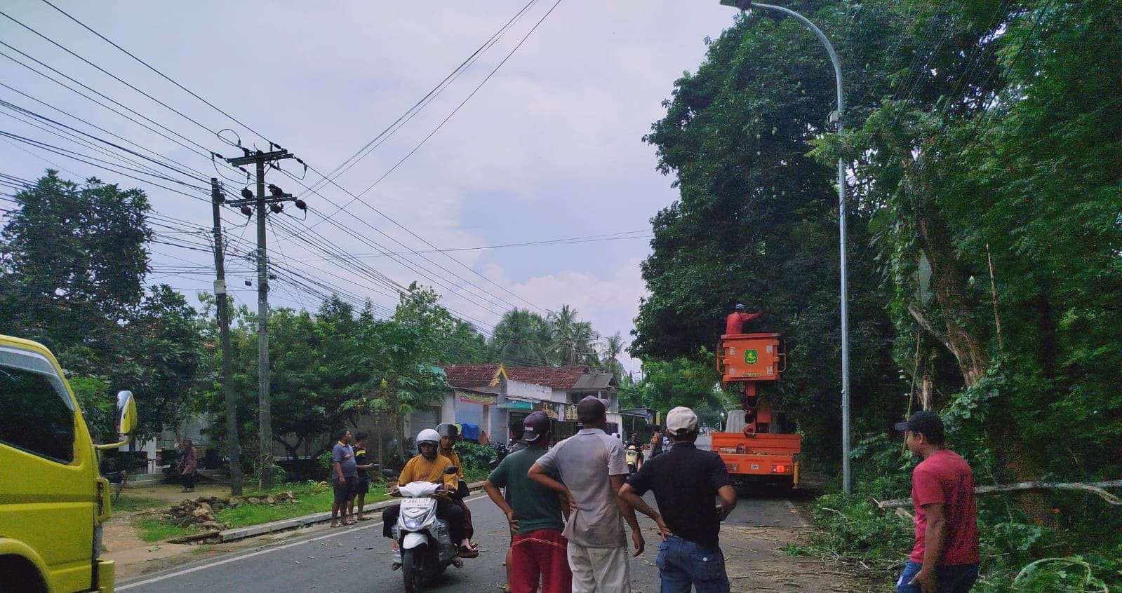 Sinergitas Pemdes, TNI-Polri, dan Tokoh Masyarakat Wujudkan Jalur Aman Melalui Penebangan Pohon di Parsanga