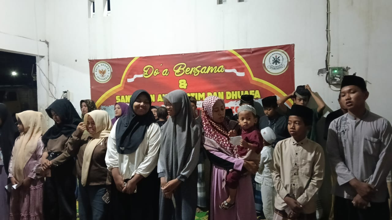 Giant Rutin santunan Anak Yatim piyatuh di Kantor distrik Gresik