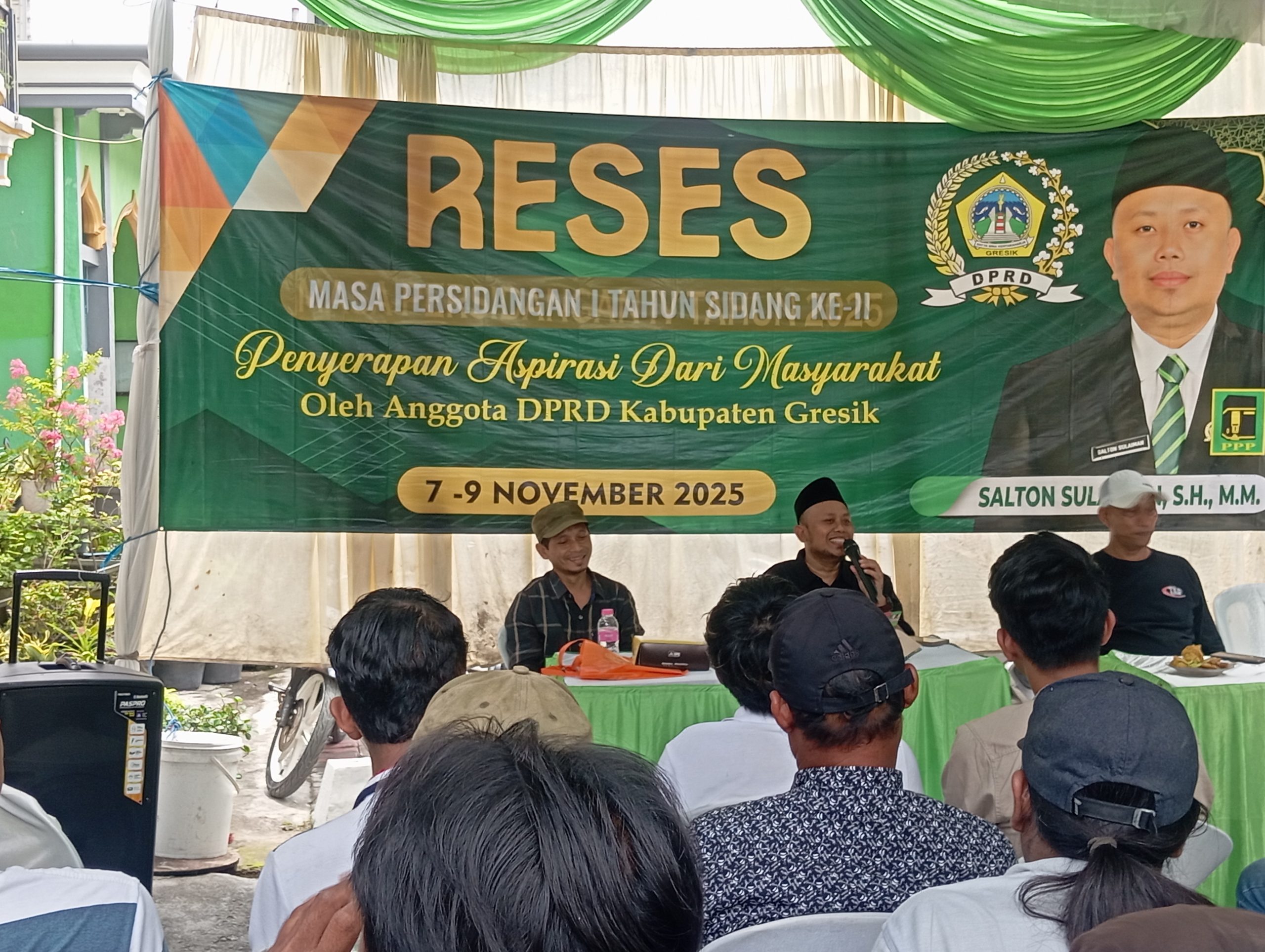 Sulton Sulaiman Serap Aspirasi Warga Gantang, Soroti Masalah Sampah dan Jalan Raya yang Masih Banjir