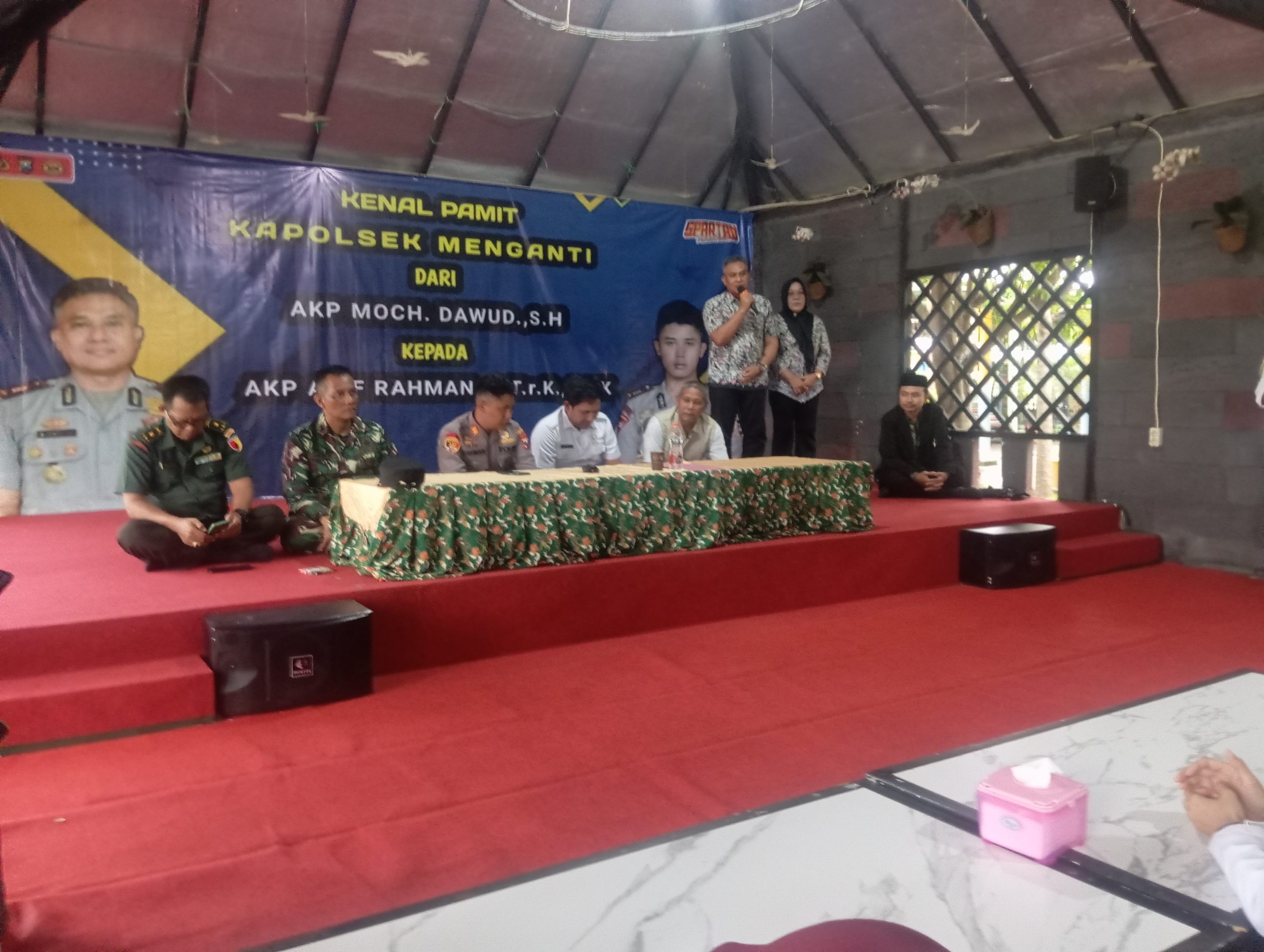 Sertijab Kapolsek Menganti dan Pisah Sambut Danramil Digelar Khidmat di  Wisata Lontar Sewu