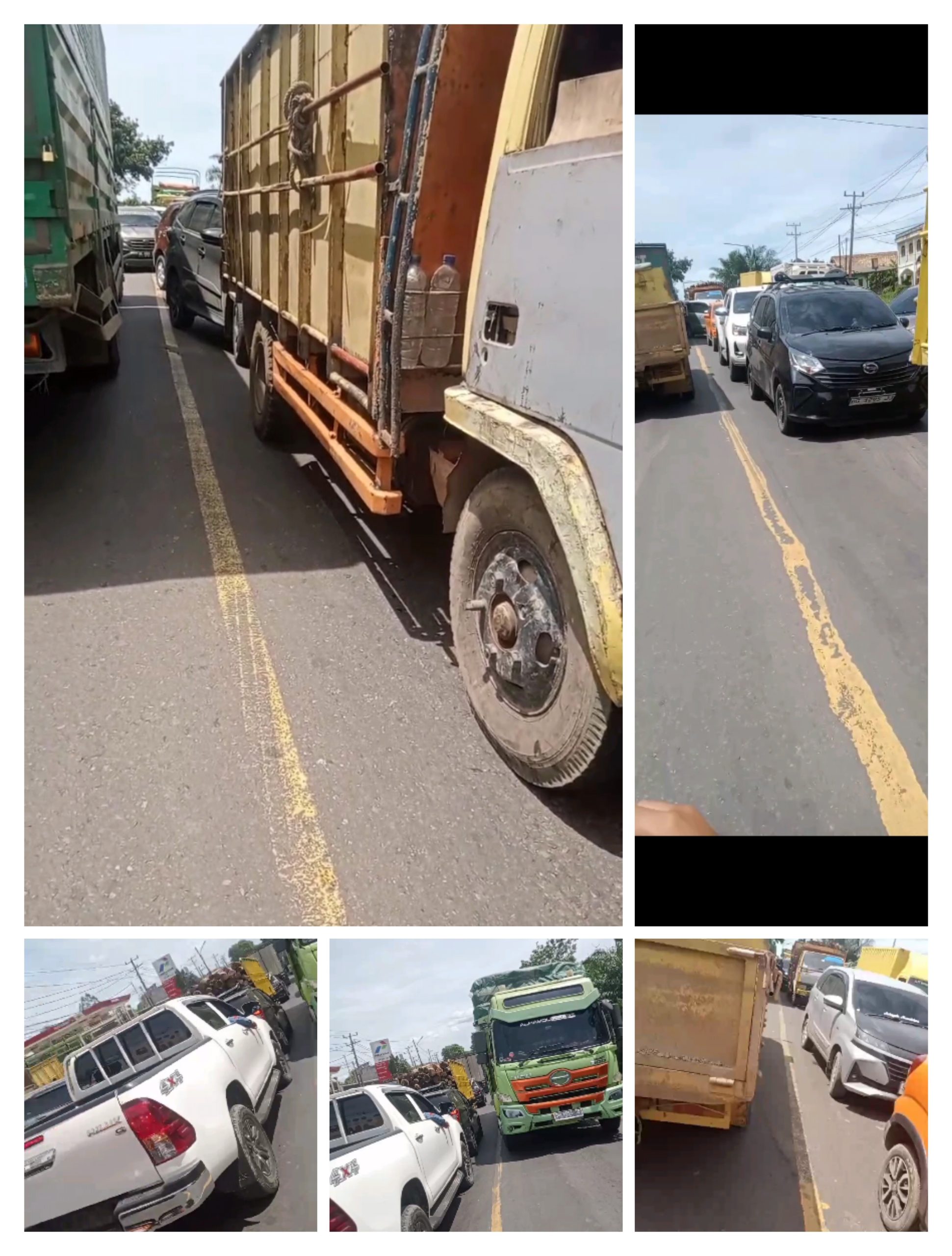 Antrian BBM di SPBU Rejodadi Diduga Menjadi Sumber Kemacetan di Jalan Palembang – Betung  BANYUASIN