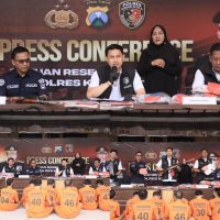 Polres Kediri Kota Ungkap 8 Kasus Selama Operasi Sikat Semeru 2025.