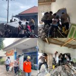 Satbrimob Polda Jawa Timur Perkuat Operasi Kemanusiaan Pasca Erupsi Semeru.