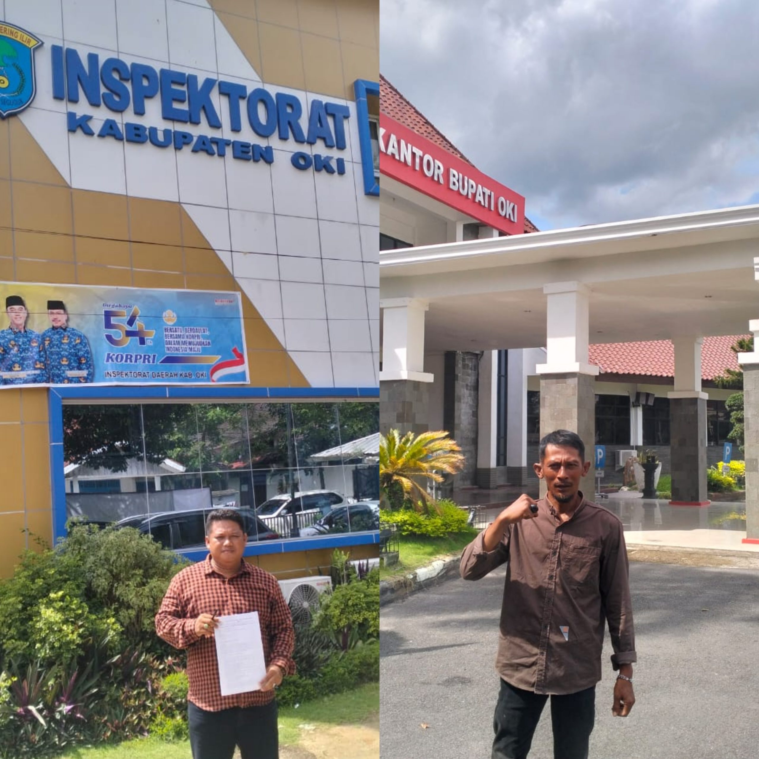 IKBAS Adukan Kades Dan Camat Air Sugihan Ke Inspektorat Dan Bupati.