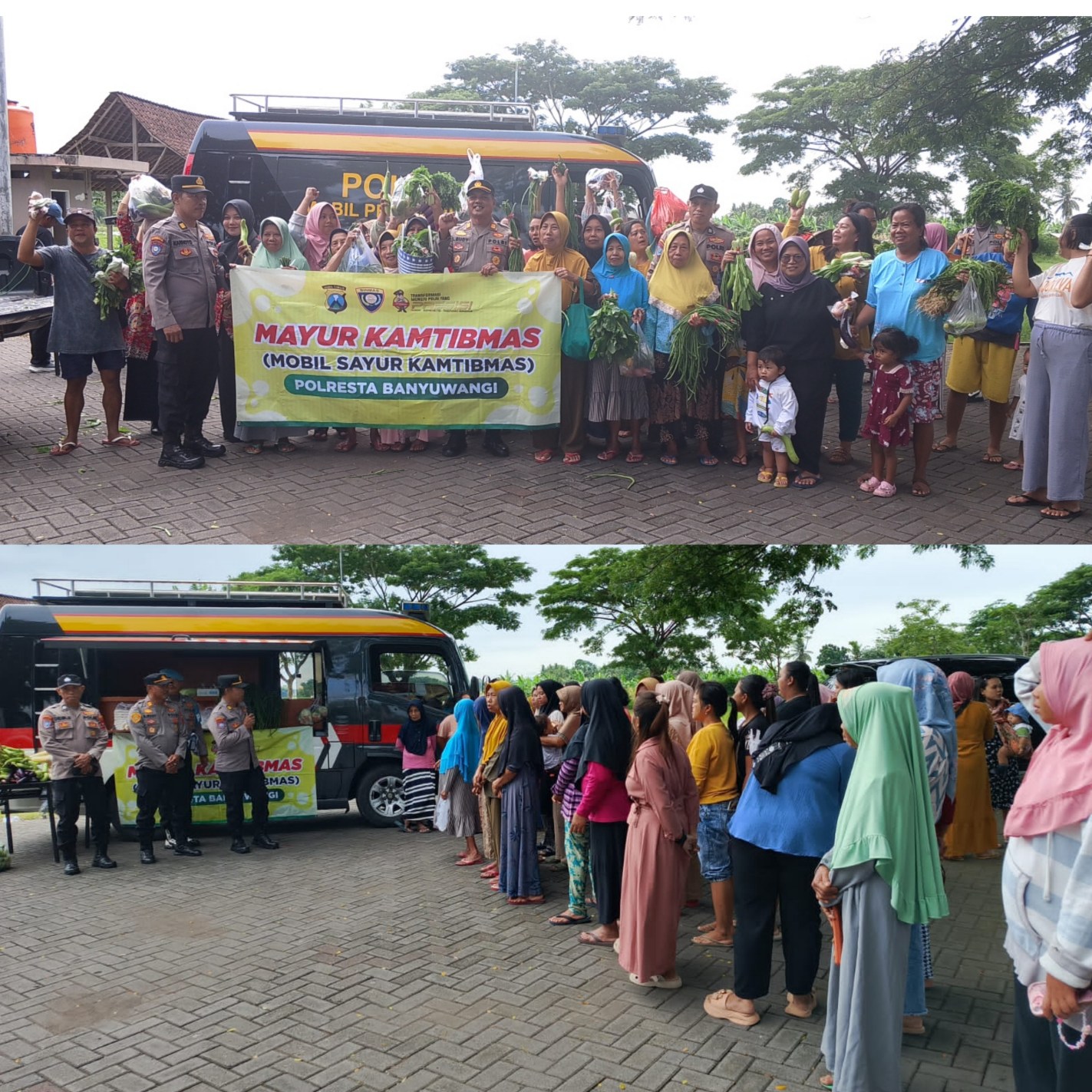 Polresta Banyuwangi Gelar “Mayur Kamtibmas”, Ajak Warga Jaga Lingkungan dan Waspadai Gangguan Keamanan.