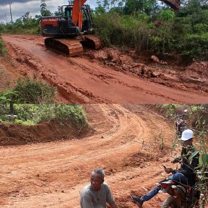 “SETELAH TUDUHAN, PT Melania/Samrock Proses Perbaiki Jalan Talang Kemang Sudah Satu Minggu Berjalan”