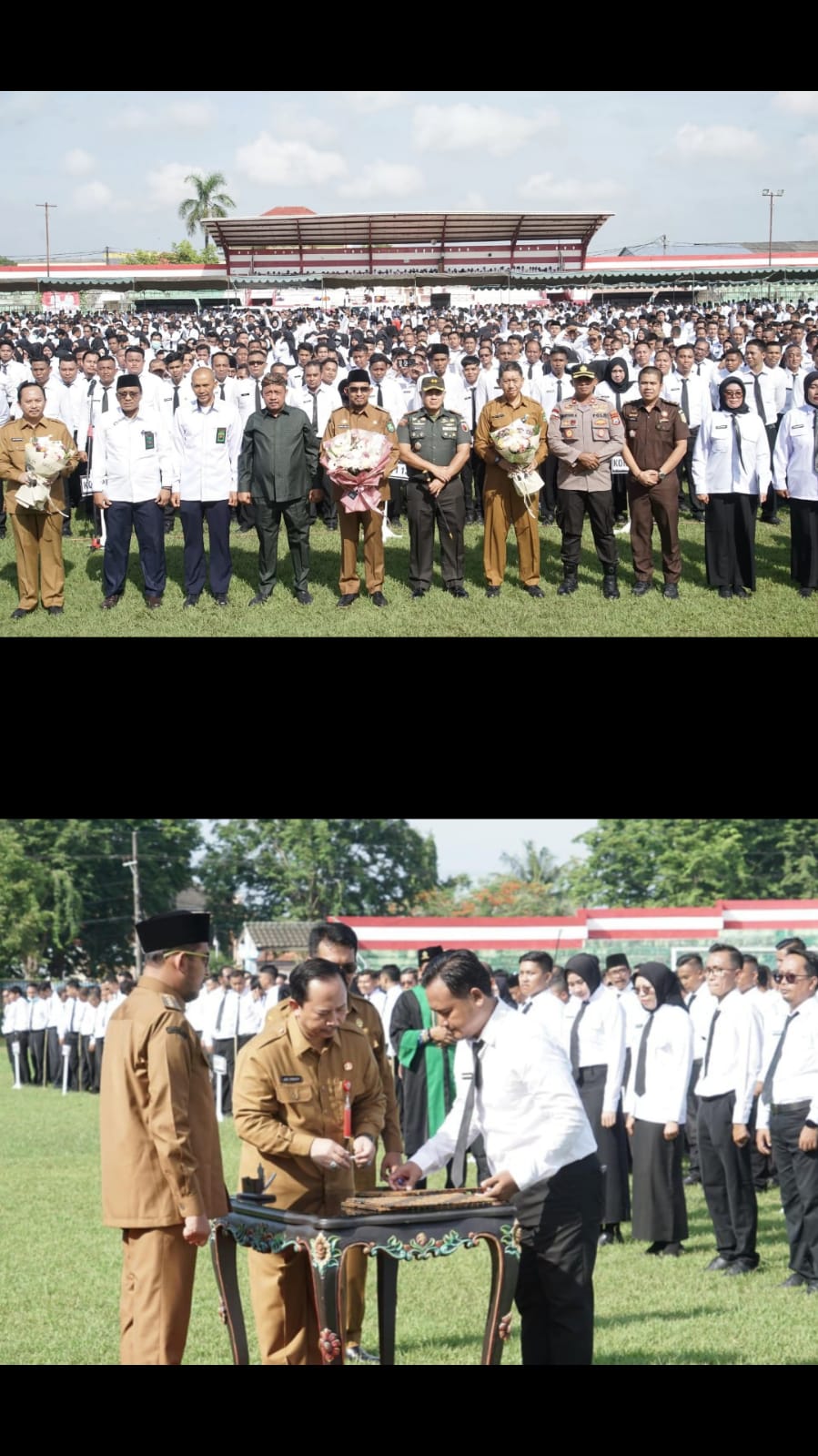Ribuan Honorer Resmi Jadi PPPK Paruh Waktu, Bupati Fauzi Tekankan Integritas dan Kinerja