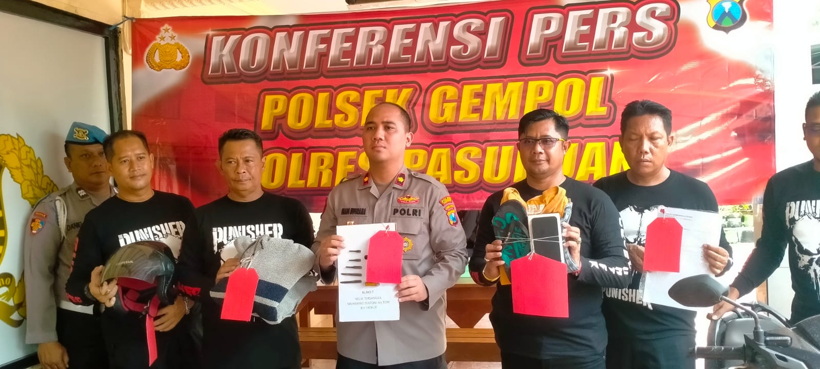Polsek Gempol Tangkap Lima Pelaku Curanmor dan Curemas Yang Beroperasi di Wilayah Gempol
