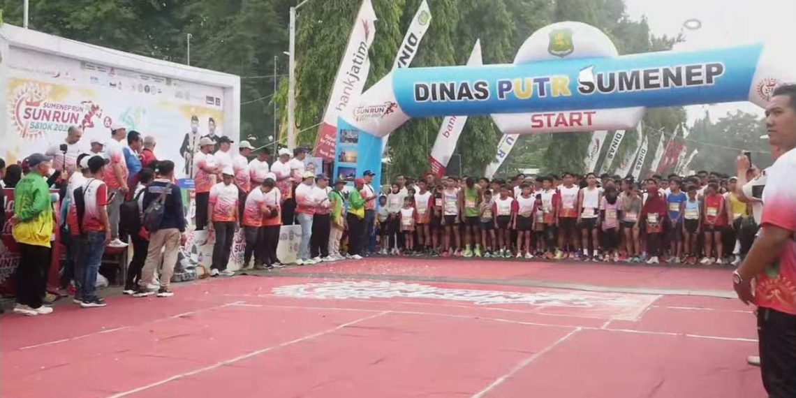 Sumenep Sun Run 2025 Digelar di Taman Potre Koneng, Dorong Hidup Sehat dan Pariwisata