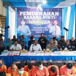 Jelang Nataru Polda Jatim Kembali Musnahkan Barang Bukti 9,3kg Sabu