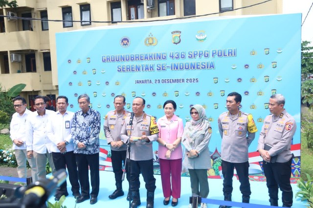 Wakapolri Pimpin Groundbreaking 436 SPPG Serentak, Dukung Program Makan Bergizi Gratis.