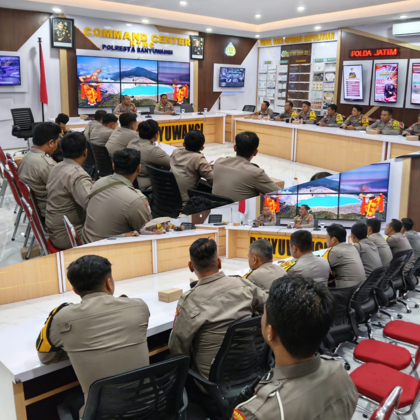 Polresta Banyuwangi Genjot Optimalisasi Peran Bhabinkamtibmas Lewat Anev Terpadu.