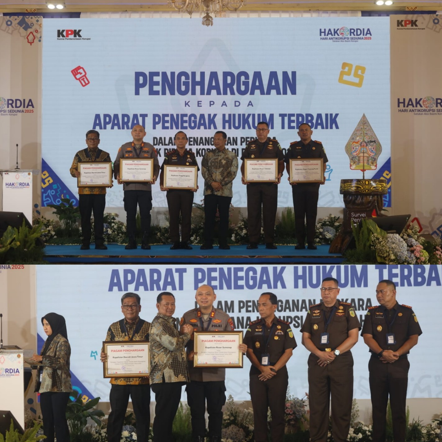 Kado HAKORDIA 2025 Polres Sumenep Raih Peringkat I Nasional Penanganan Tipikor.
