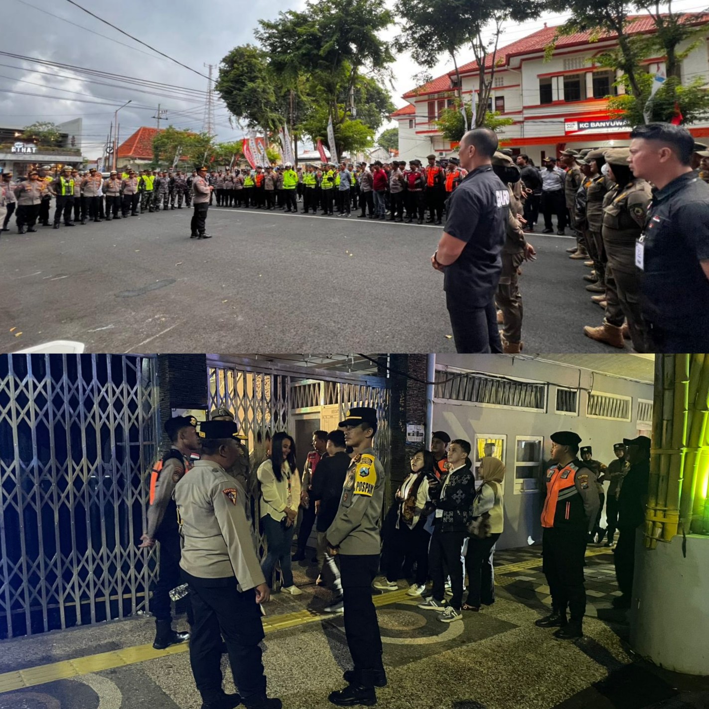 Polresta Banyuwangi Terjunkan Ratusan Personel, Perayaan Harjaba ke-254 Berlangsung Kondusif.