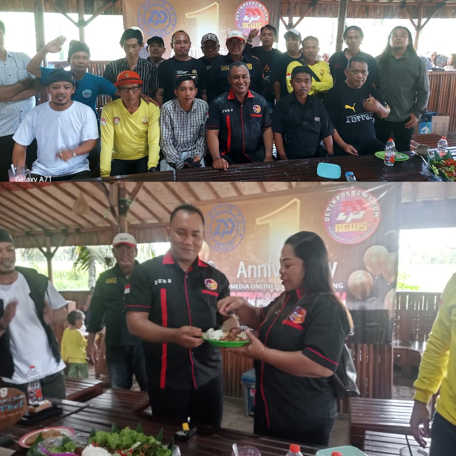 HUT ke-1 Detikposnews.com, Dihadiri Pimpinan Media dan Ketua PW FRN Banyuwangi.