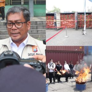 Polda Jatim Ungkap Peredaran 72 Ton Bawang Bombay Ilegal Ber-OPTK.