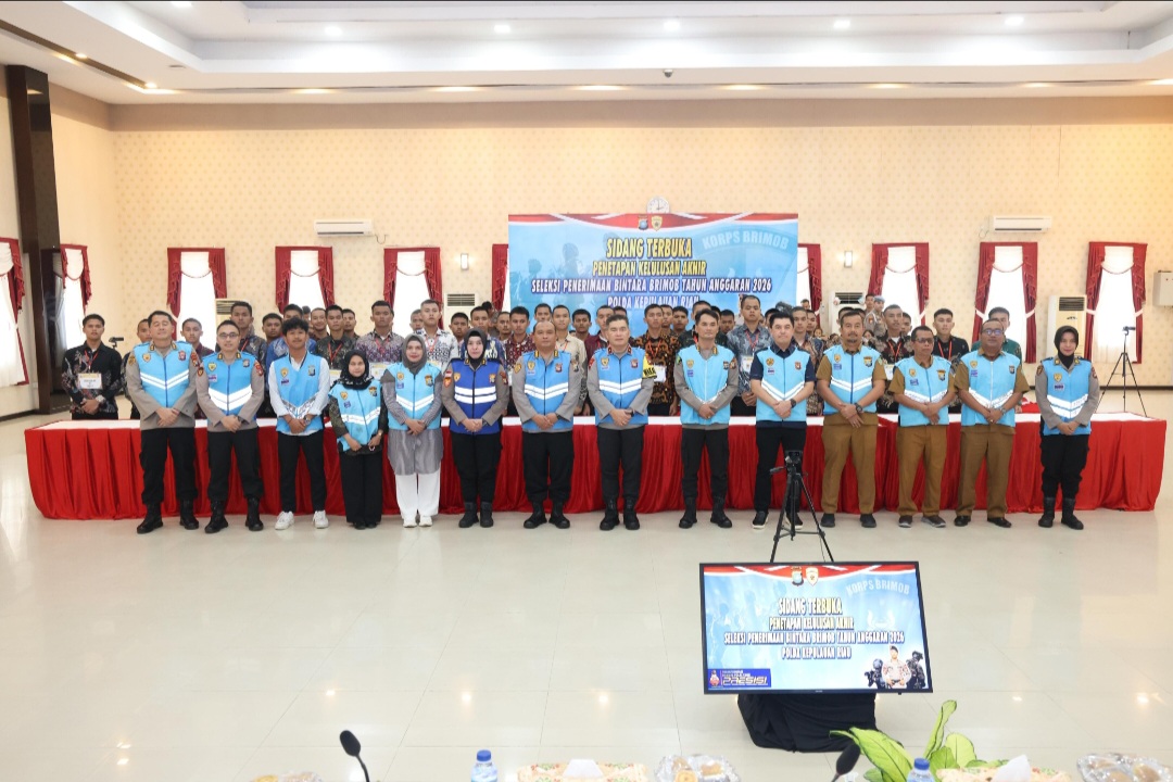 Polda Kepri Gelar Sidang Pantukhir Penerimaan Bintara Brimob Polri T.A. 2026